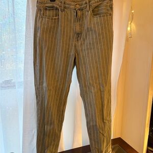 American Eagle Outfitters Pinstripe Boyfriend Jeans